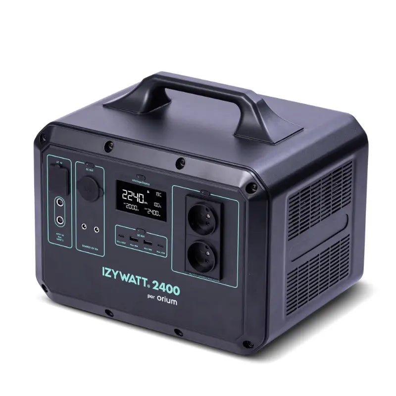 Station d'énergie portative Izywatt 2400 LFP - ORIUM Ma boutique