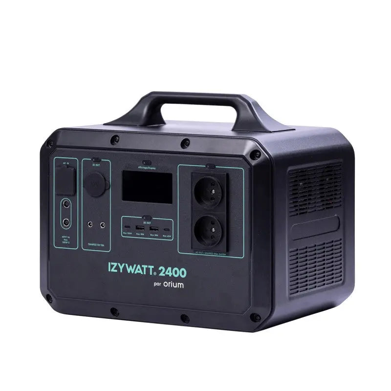 Station d'énergie portative Izywatt 2400 LFP - ORIUM Ma boutique