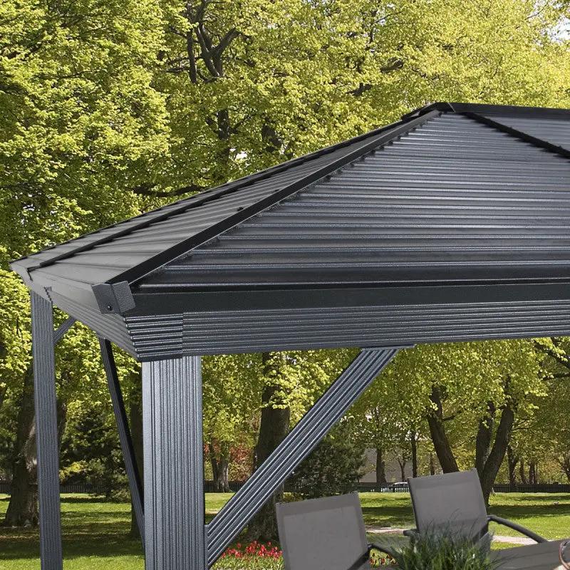 Tonnelle de jardin Ventura 296x423cm en aluminium thermolaqué – SOJAG ESPACE EMERAUDE