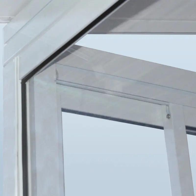 Véranda 300x314cm en aluminium blanc et polycarbonate 8mm Sanremo - Canopia by Palram ESPACE EMERAUDE