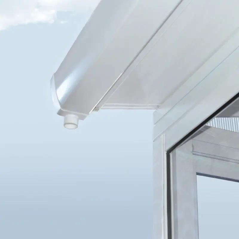 Véranda 300x314cm en aluminium blanc et polycarbonate 8mm Sanremo - Canopia by Palram ESPACE EMERAUDE